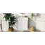 Meuble-lavabo flottant moderne de 21,6 po avec lavabo en céramique - parfait pour les petites salles de bain, rangement à droite-684238666