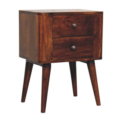 Aguiluz 45cm W Solid Wood Bedside Table