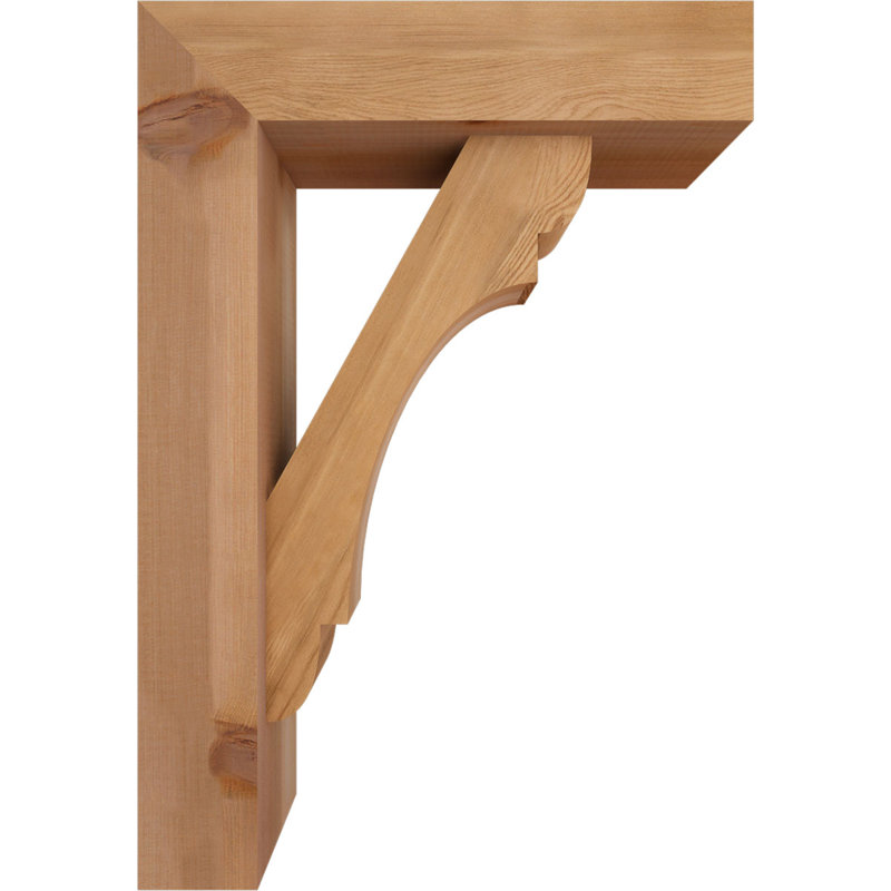 Support de bloc olympique avec entretoise décalée, 26 x 18, Cèdre rouge occidental de l 5 1/2 po (lisse)