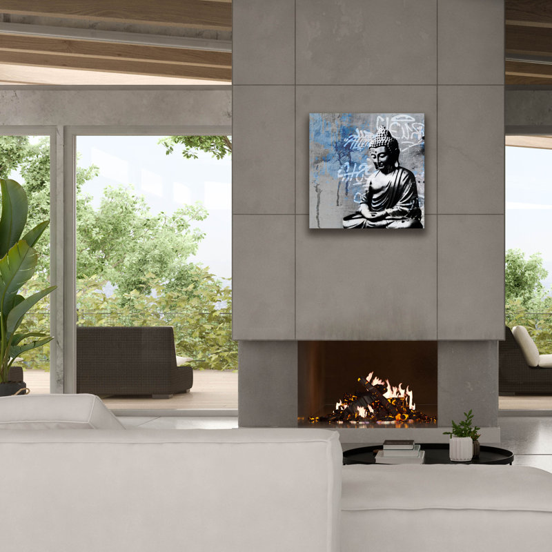 Bungalow Rose «Wall Buddha» par Svetlana Aleynikova, art mural sur toile, H 26 po x l 26 po