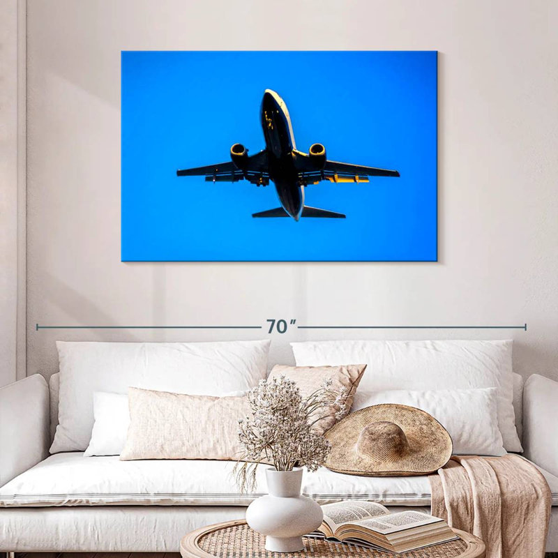 Mehar Boeing 737 Plane, 30" H x 45" W