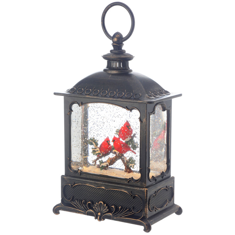 Lanterne neige Cardinals