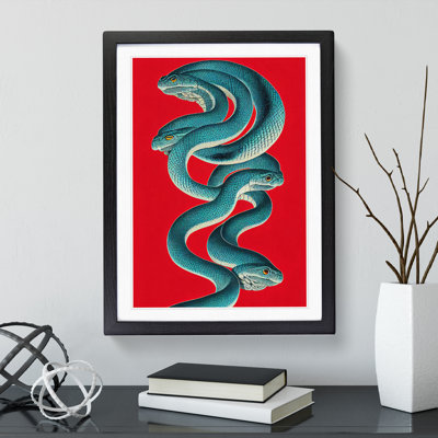 Snake Monster - Single Picture Frame Print