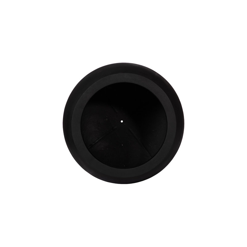 Jardinière ronde, grande, noire