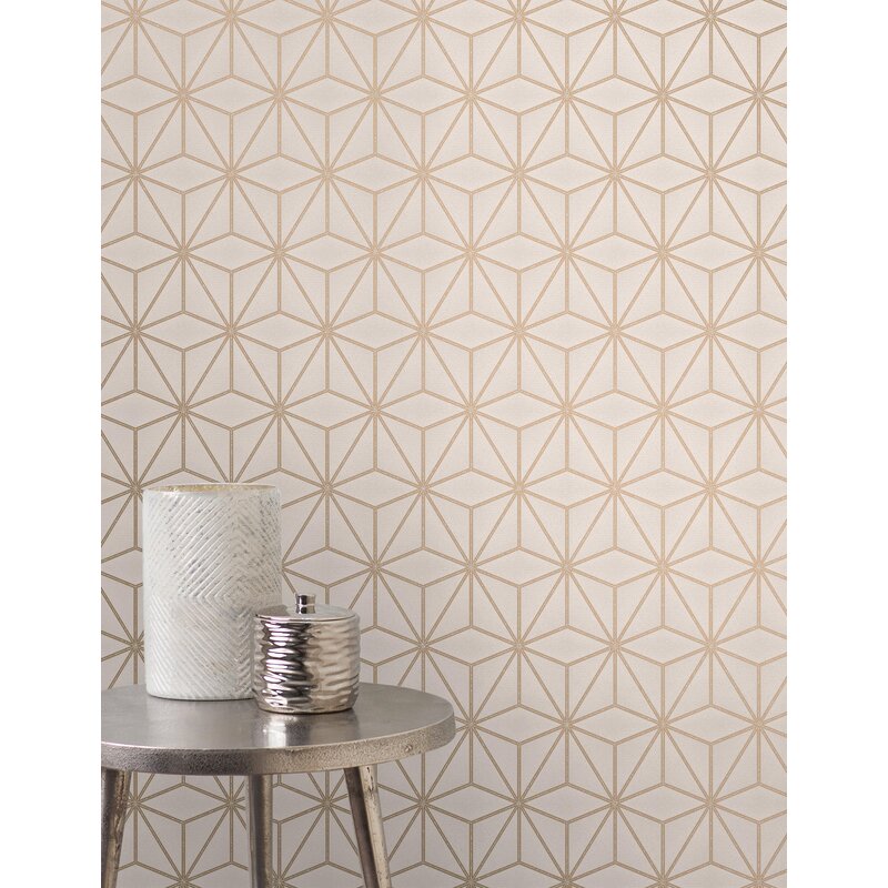 Wrought Studio Portland Geometric Roll & Reviews | Wayfair