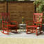 Ensemble de 2 chaises berçantes d'extérieur Outsunny (excluant la table)