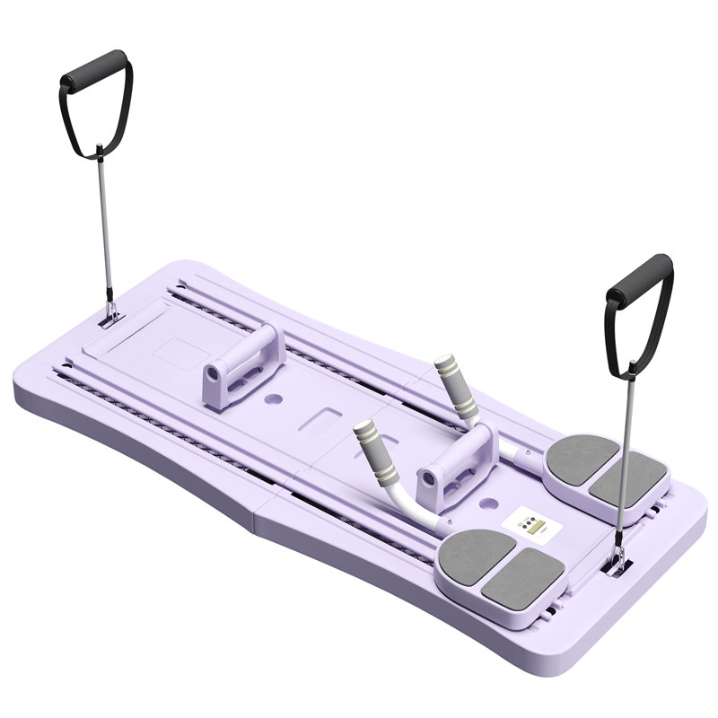 7 en 1 Pilates Reformer Board avec rebond automatique pour les abdos et l'entraînement complet du corps