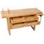 Établi 60 po en bois franc avec 4 tiroirs