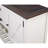 Brown And White 2-Drawer Server