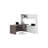 DeSandre 2 Piece Computer Desk Office Set-544293477