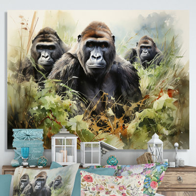 " Bwindi Gorilla In Forest "