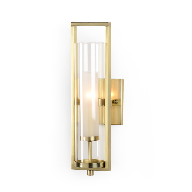 Lancaster 1 - Light Armed Sconce, Antique Brass