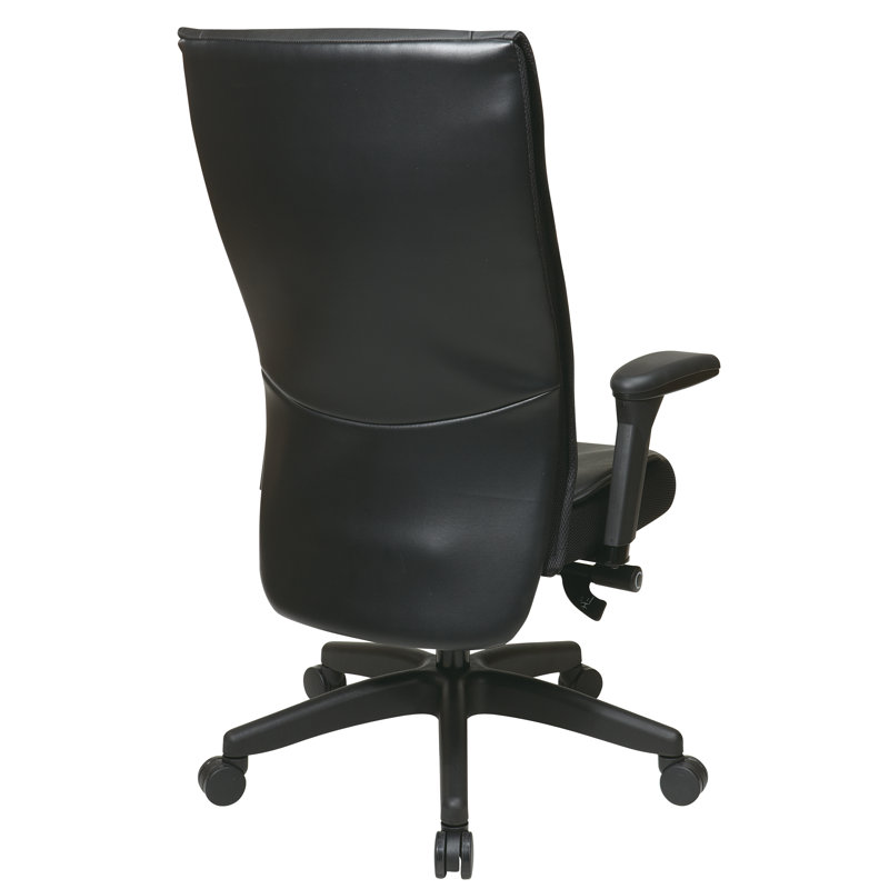 Fauteuil de direction en cuir véritable Pascarella