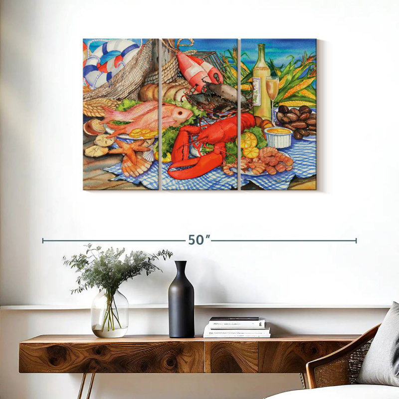 Yarlin Seafood Platter, 24" H x 38" W