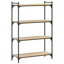 Abdulbasit 120cm H x 30cm W Metal Standard Bookcase-1475694876-1475694878
