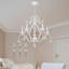 Lustre classique à 5 lumières de style bougie avec détails en cristal Maines-521620691