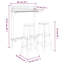 Aliera Dakota Fields Bar Set with Solid Wood Outer Material-409707110