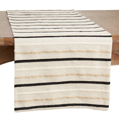 Runner_Striped Design Cotton Table Runner