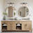 Sasakwa 3-light Dimmable Black Vanity Light
