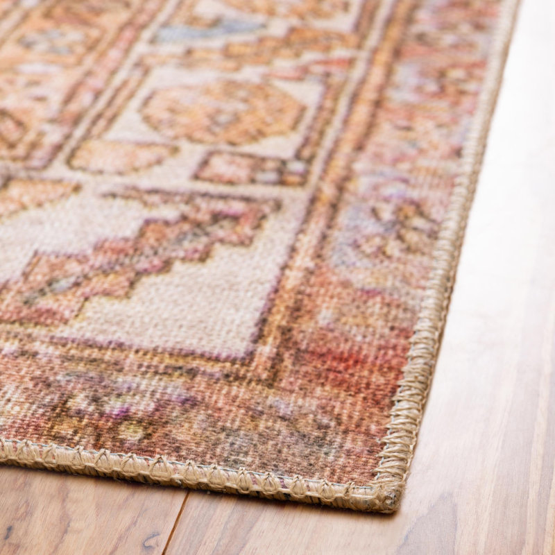 Bernabe Chenille Geometric Indoor Rug, Runner 2' x 6'