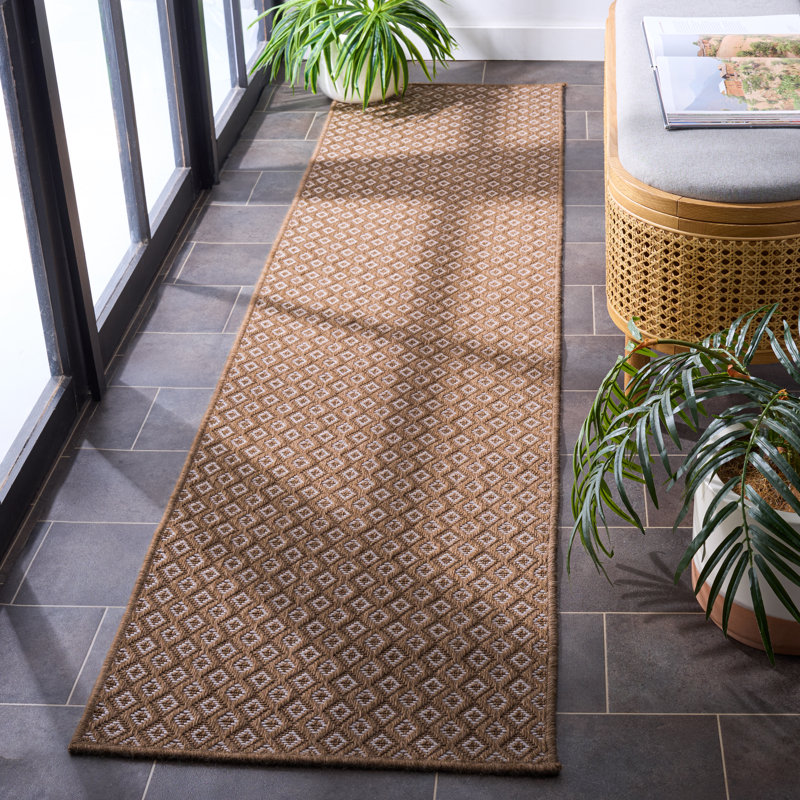Sisal Performance 800 Performance Geometric Indoor Rug, Runner 2' x 8'