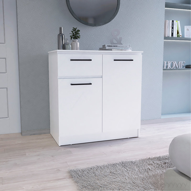 Orleans Dresser With 2-Door And Single Drawer, White