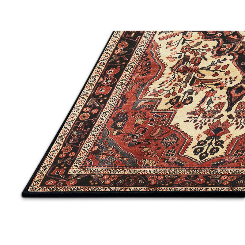 Tapis brun Southwestern, Rectangle 5 pi x 7 pi