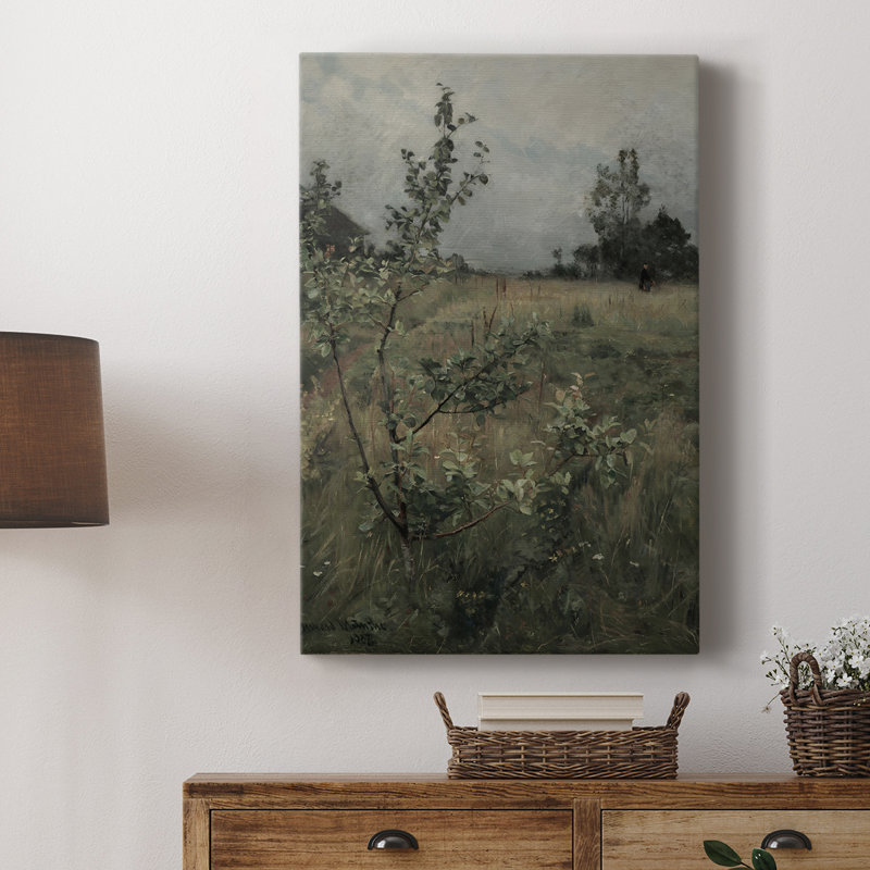Paysage rétro CXCVI - galerie Cavas sur mesure, H 60 po x l 40 po