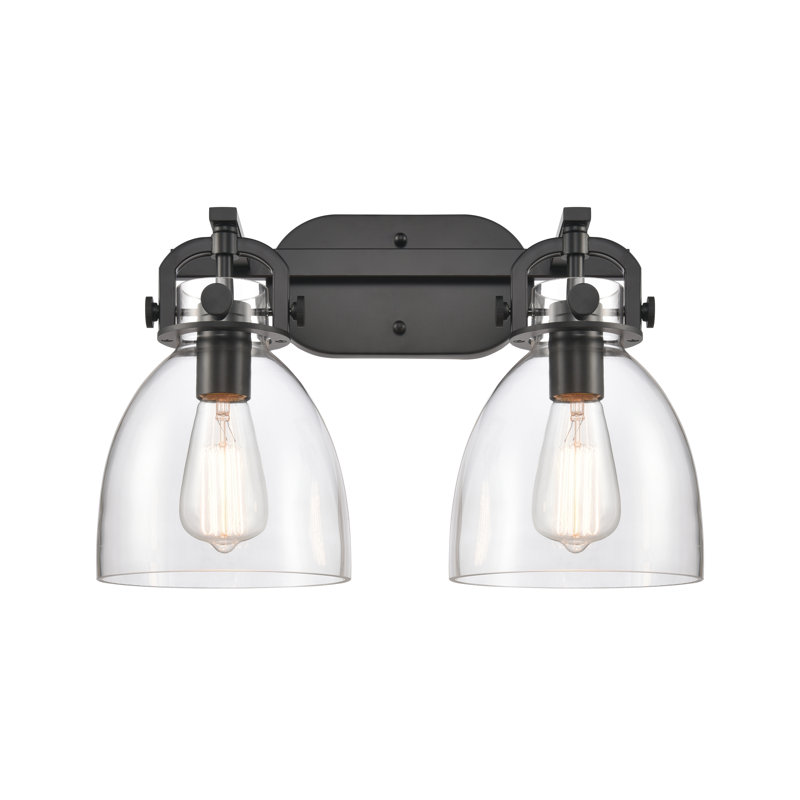 Badillo 2 - Light Dimmable Vanity Light, Clear, Polished Nickel