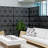 Screen Series Black Plastic Quadra Pattern Screen Set