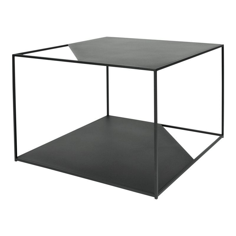Mishler Frame Coffee Table with Storage, H39 x L58 x W58cm