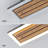Rectangle Dimmable LED Semi Flush Mount