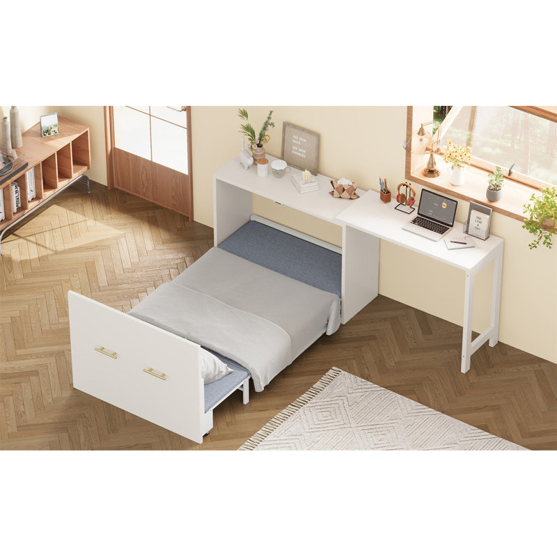 Lit escamotable avec bureau à position réglable Murphy