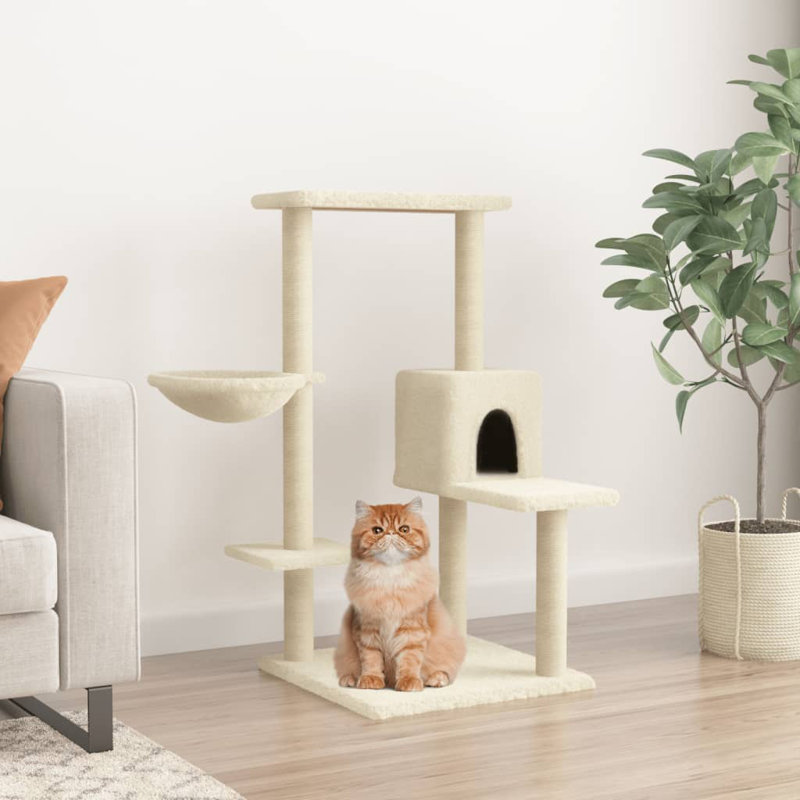 Summersville 95cm H Cat Tree, Cream