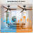 Jet3 52" Indoor Matte Black Ceiling Fan with Reversible Walnut/Black Blades, LED Light-1818465587-1818465591