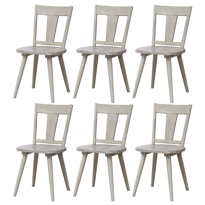 Chaises de salle à manger 17 po, 6, Gris clair