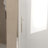 36"X 72" Pivot Shower Door, Brushed Nickel Aluminum Frame, Half Frame ,1/4"(6Mm) Tempered Glass Explosion Proof Film-123210072