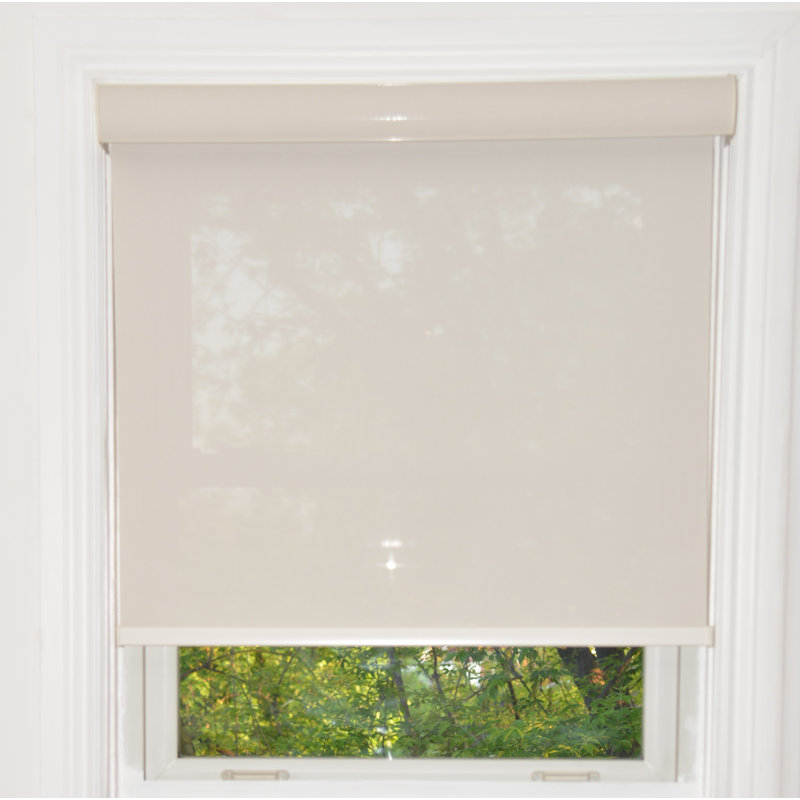 Rideau roulant semi-transparent Sun Glow, Beige, L 63 po x L 48 po