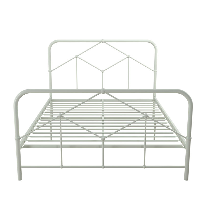 Metal Bed, Dusty Green, Kingsize (5')