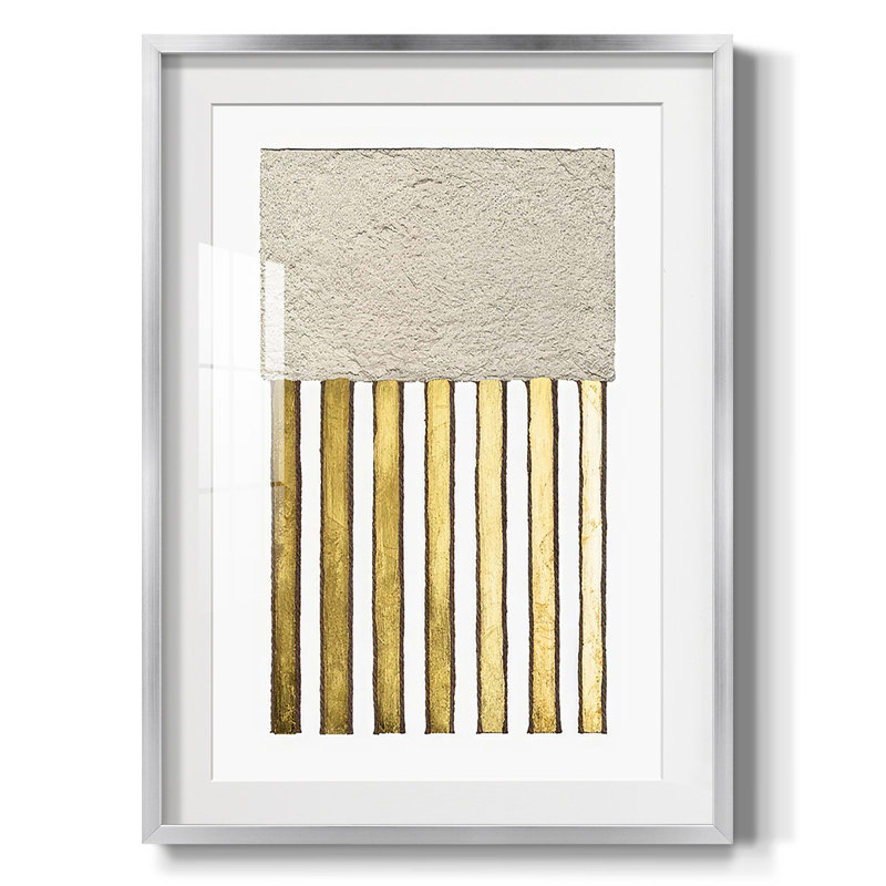 Monolithic Gold II -Framed Print