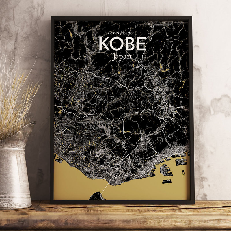 Kobe - No Frame Print, 91.4 cm H x 61 cm W x 0.1 cm D