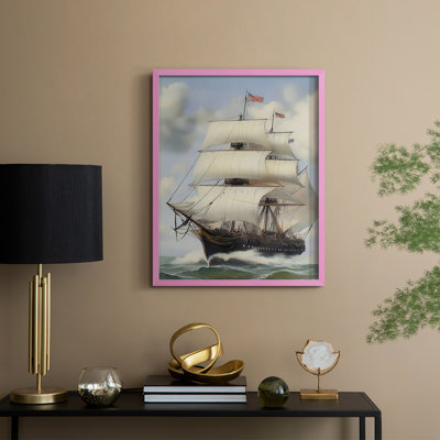 NAUTICAL Series LIX, reproduction encadrée - bois massif