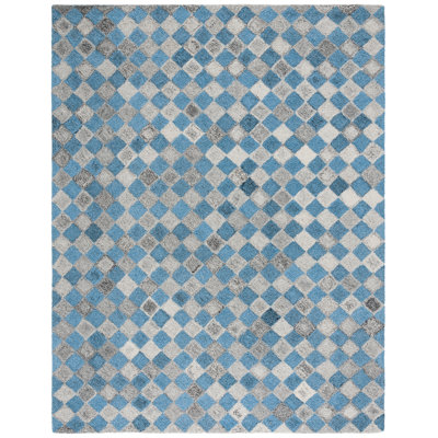 Ffraid Hand Tufted Performance Geometric Rug