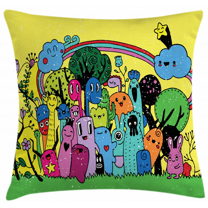 Housse de coussin décoratif d’intérieur/extérieur 28 po