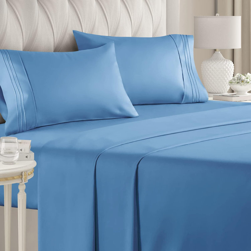 Full Deep Pocket Brown Microfiber Sheet Set