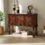 Buffet en bois massif rétro fabriqué à la main