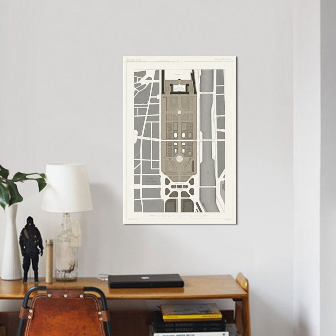 «Palais Des Tuileries, Paris I» par Vision Studio - impression sur toile tendue, H 40 po x l 26 po x P 1,5 po, Toile tendue