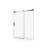 Frameless Soft-Closing Single Sliding Shower Door