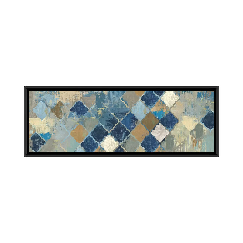 « essaouira ii » par aimee wilson, impression sur toile tendue, H 12 po x l 36 po x P 1,5 po, Toile avec cadre noir