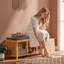 5 Pair Shoe Storage Bench